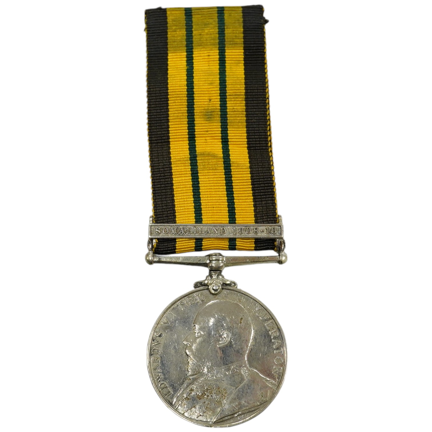 An Africa General Service medal with Somaliland 1908-10 clasp to 94 H.VLDR DHERO KHAN, 76/PUNJABIS